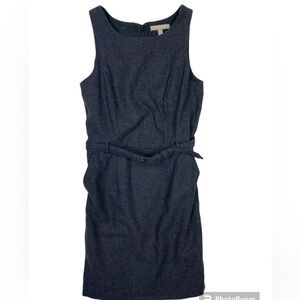 Banana republic sleeveless belt wool dress size 6